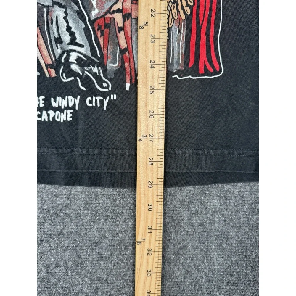 Warren Lotas Boss Of The Wind City Al Capone Shirt Mens Large Gray Chicago - Picture 7 of 9